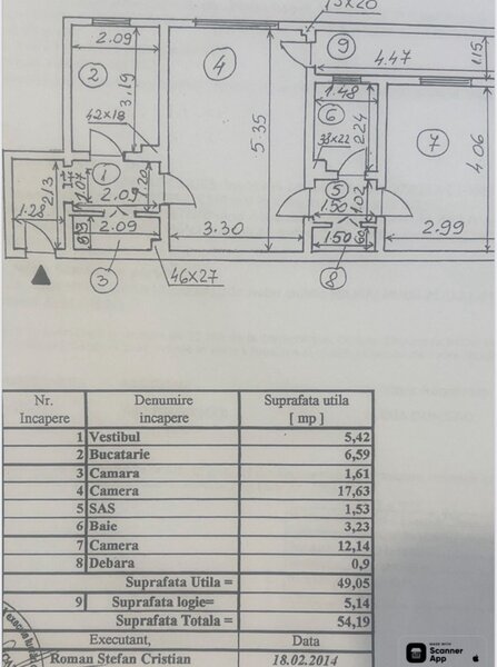 Iancului, Obor, Metrou la 5 minute, 55 mp.